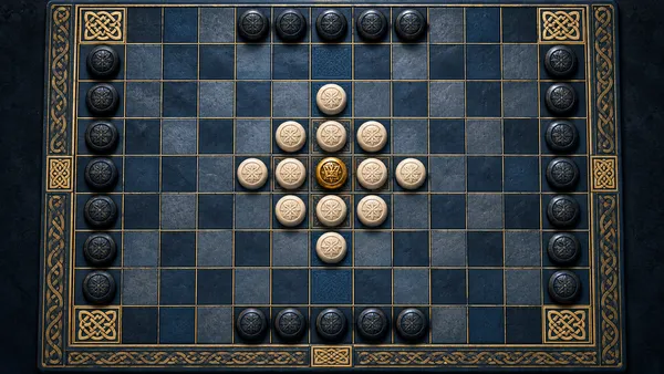 Ilustración de Hnefatafl